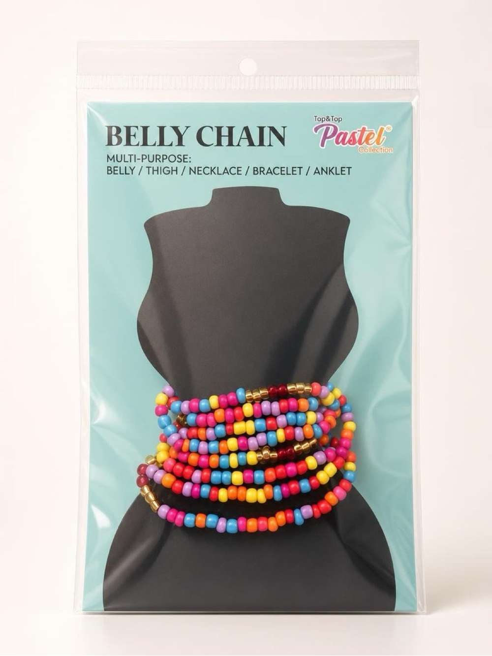 Belly Multi-Colored Versatile Beaded Jewelry
